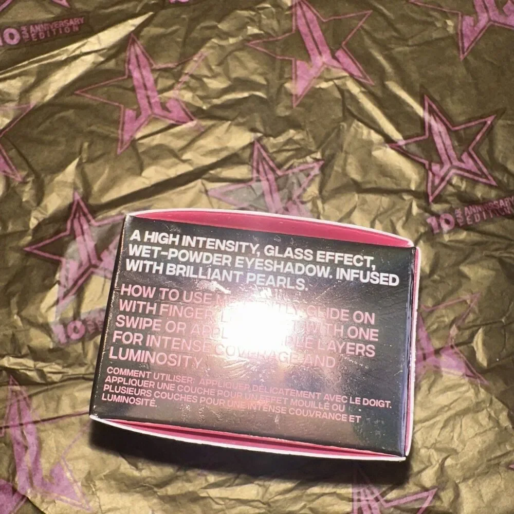 NEW NIB Jeffree Star Cosmetics Eye Gloss Powder Brain Freeze 0.16 oz.